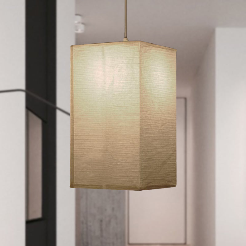 Japanse Rijstpapieren Hanglamp Wit Cilinder E26/E27 Woonkamer Slaapkamer Scandinavisch | Sansoti