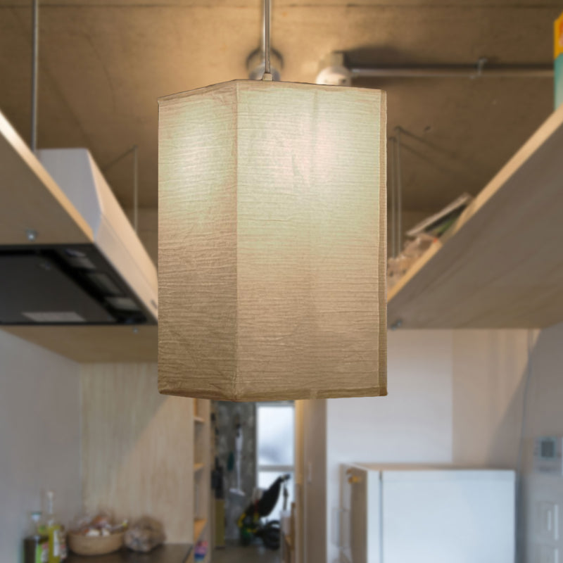 Japanse Rijstpapieren Hanglamp Wit Cilinder E26/E27 Woonkamer Slaapkamer Scandinavisch | Sansoti