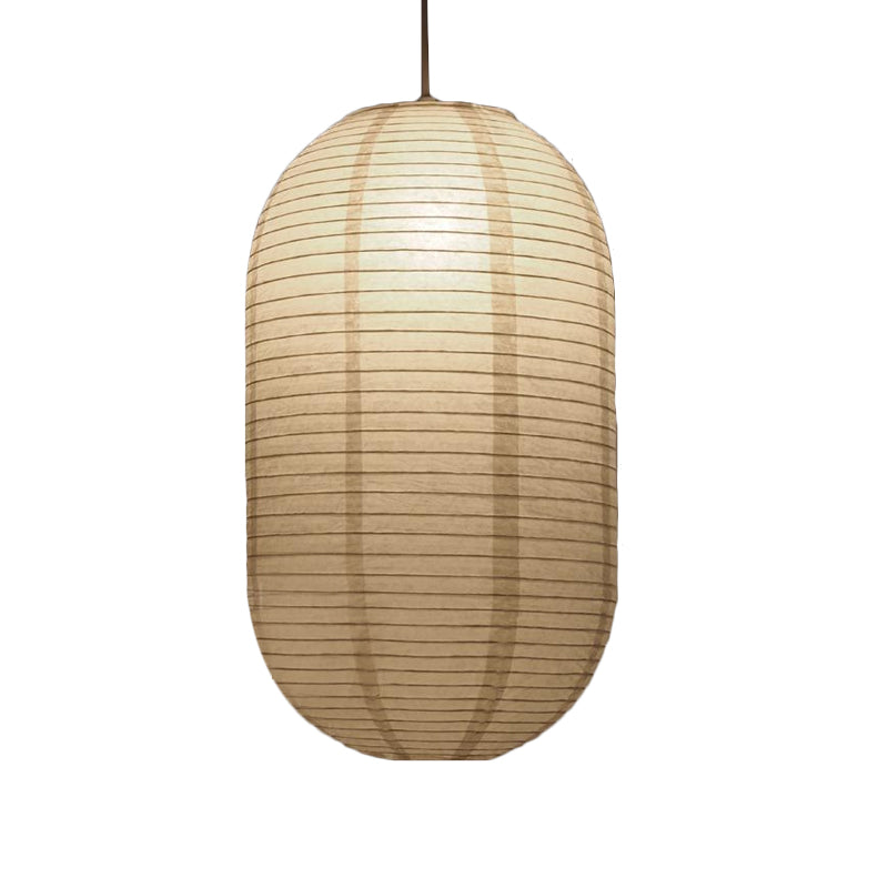 Japanse Rijstpapieren Hanglamp Wit Cilinder E26/E27 Woonkamer Slaapkamer Scandinavisch | Sansoti