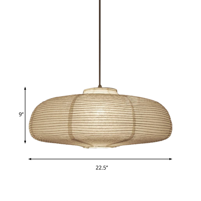 Japanse Rijstpapieren Hanglamp Wit Cilinder E26/E27 Woonkamer Slaapkamer Scandinavisch | Sansoti