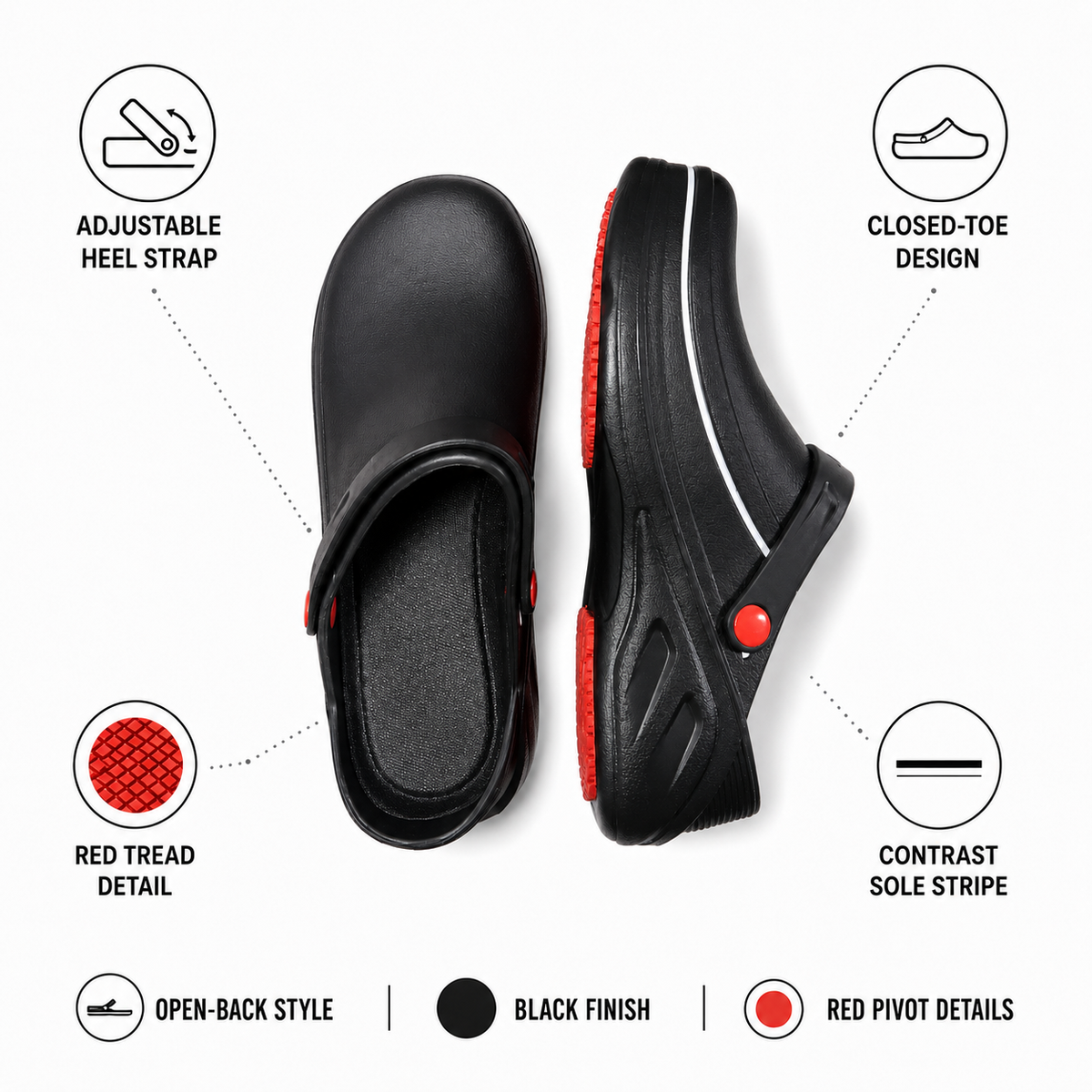 Wasserdichte rutschfeste ölbeständige Arbeitsschuhe Outdoor-Sicherheitsherren Regenstiefel Arbeitsstiefel | Sansoti