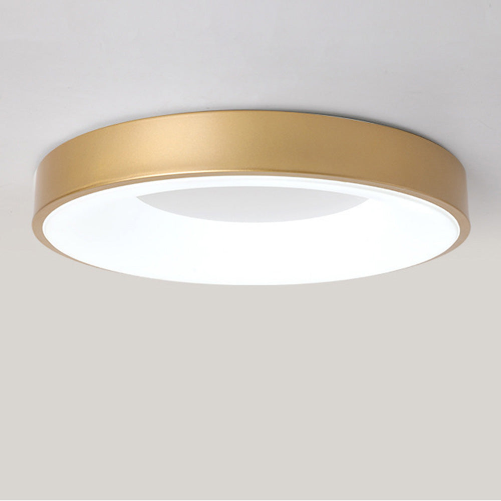 LED Deckenleuchte Rund Acryl Eisen Niedrige Räume Flur Schlafzimmer Wohnzimmer Moderne Aufbauleuchte Minimalistische Deckenbeleuchtung | Restfield