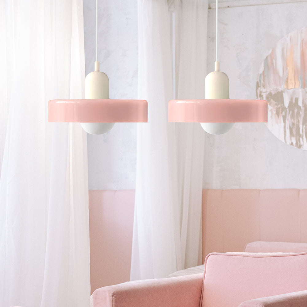 Luccon Doppelte Hängeleuchte Glas G9 35 cm Modern Esstisch Wohnzimmer Design Beleuchtung | Restfield