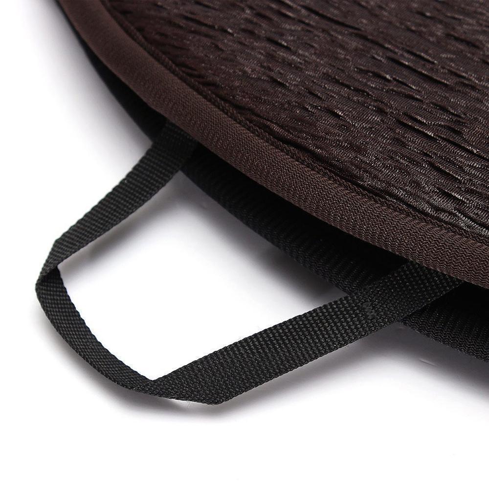 Draaibaar Zitkussen 360° Memory Foam Comfort Zwart Beige Koffie Rood Antislip voor Auto Kantoor Thuis Mobiliteitsondersteuning Ergonomische Zithulp | Sansoti
