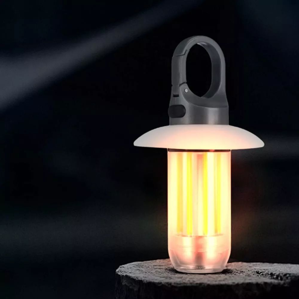 Oplaadbare Tentlamp met 8 LED-Filamenten en 5 Lichtmodi voor Kamperen Wandelen en Outdoor Avonturen Sfeer | Sansoti