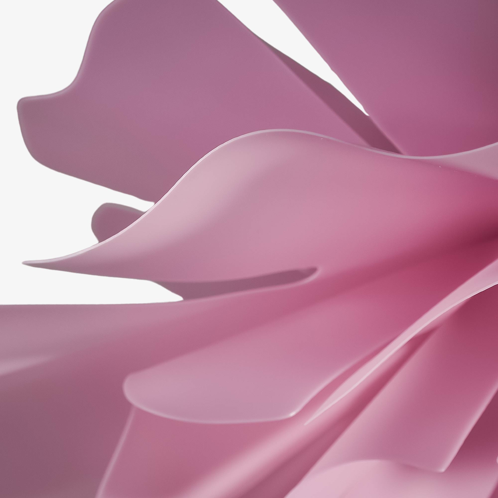 Handgemaakte Acryl Hanglamp Lotus Bloem Wit Scandinavisch Design | Sansoti