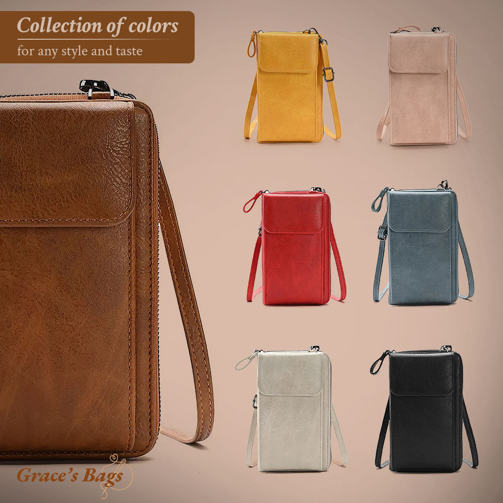 Compacte Leren Schoudertas Dames Crossbody Minimalistische Handtas Verstelbare Draagband Dagelijks Gebruik | Sansoti