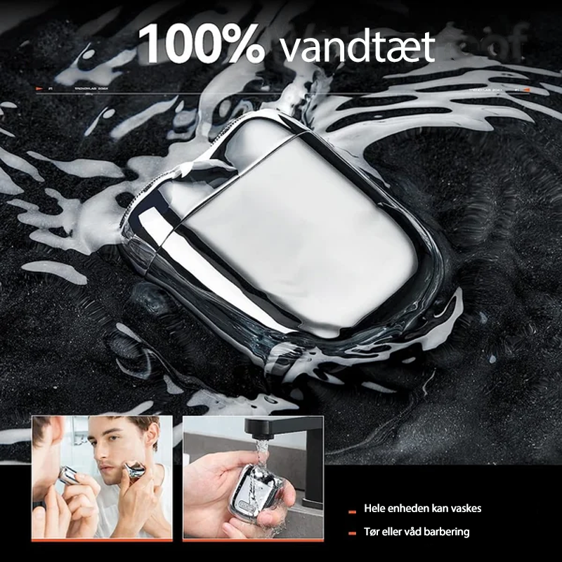 Compacte Oplaadbare Scheerapparaat met USB Poort – Waterdicht Reisscheerapparaat voor Gezicht en Lichaam | Sansoti