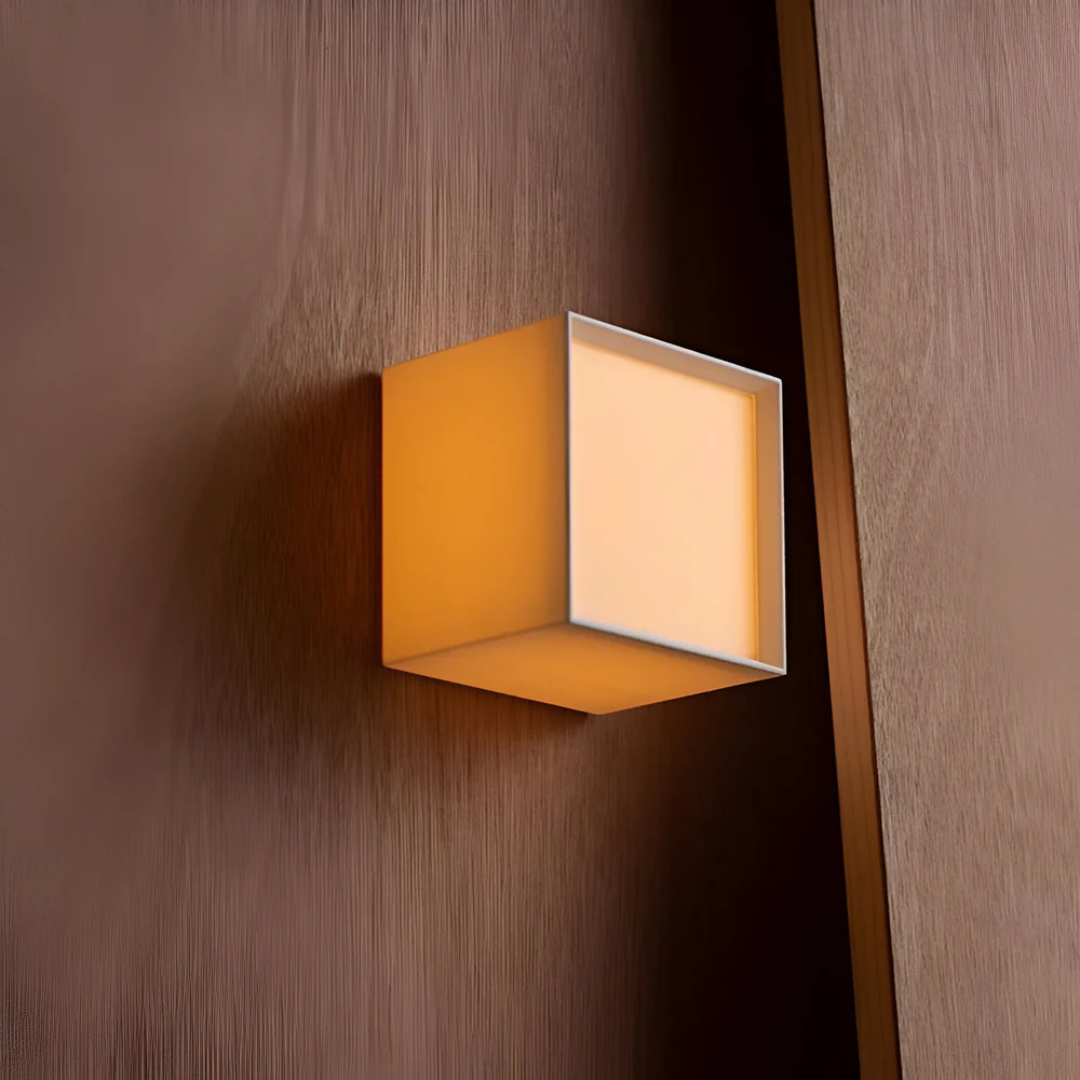 Wandlamp met Minimalistisch Design en Natuurlijke Stoffen Kap — Zachte Sfeerverlichting | Sansoti