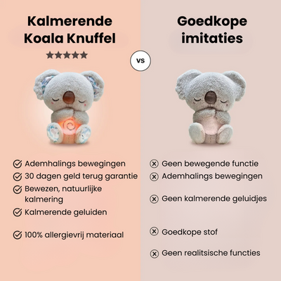 Therapeutische Koalaknuffel met Aromatherapie en Warmte-functie voor Stressverlichting | Sansoti