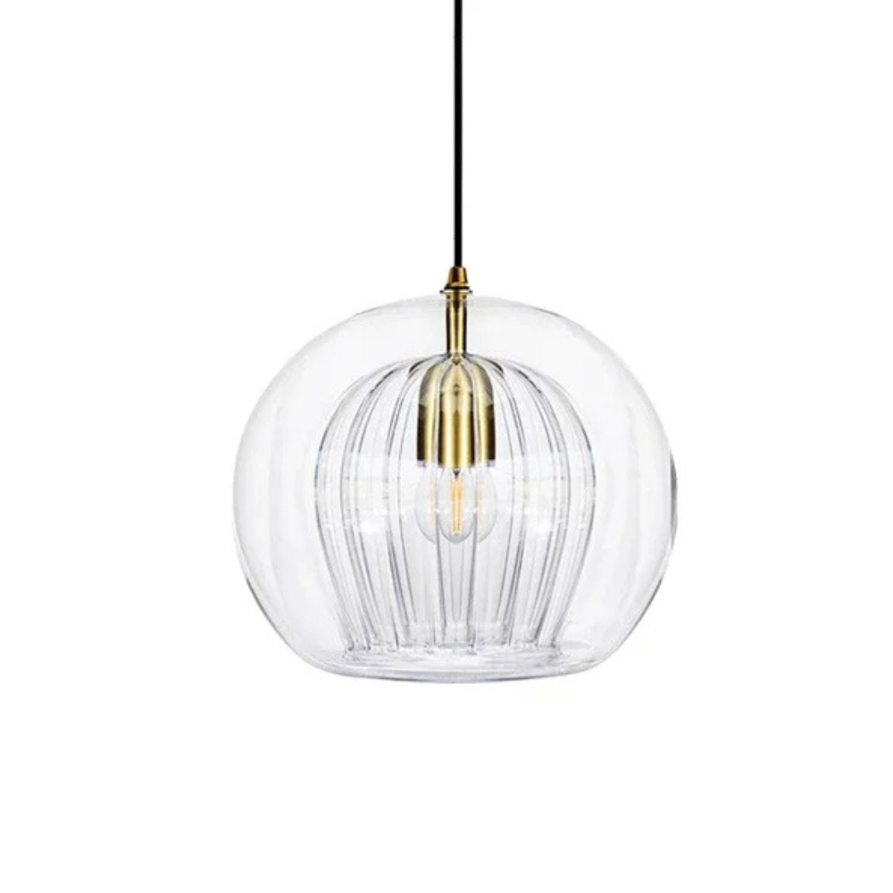Hira glazen hanglamp E14 transparant keukeneiland eettafel moderne verlichting design lamp bar keuken verlichting | Sansoti