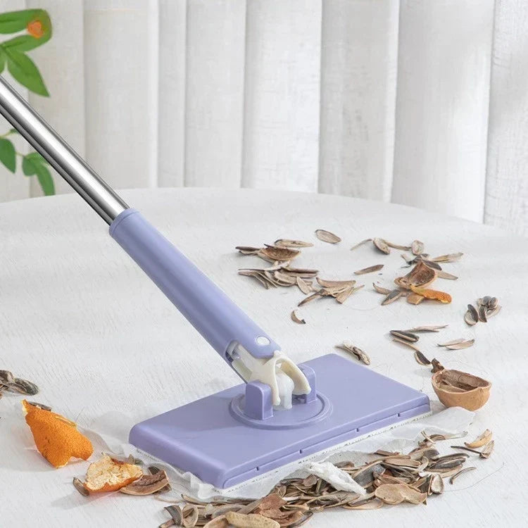Mop with Automatic Wringing System Quick-Drying Microfiber Floor Mop for Clean, Hygienic Floor Care | Sansoti