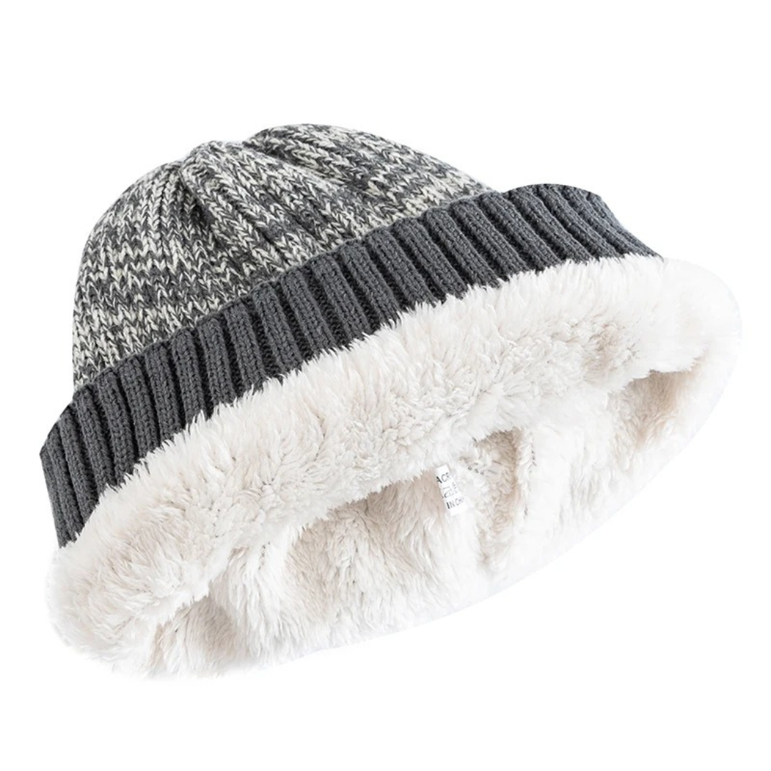 Wintermuts met Fleecevoering Unisex Gebreid Warm 54-60 cm Comfortabele Winteraccessoire Skiën Outdoor | Sansoti