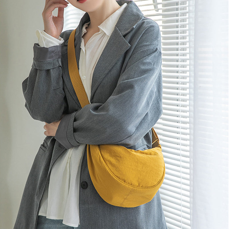Halve Maan Schoudertas Kunstleer Elegante Damestas Crossbody Handtas Mode Accessoire Casual Dagelijks Gebruik | Sansoti