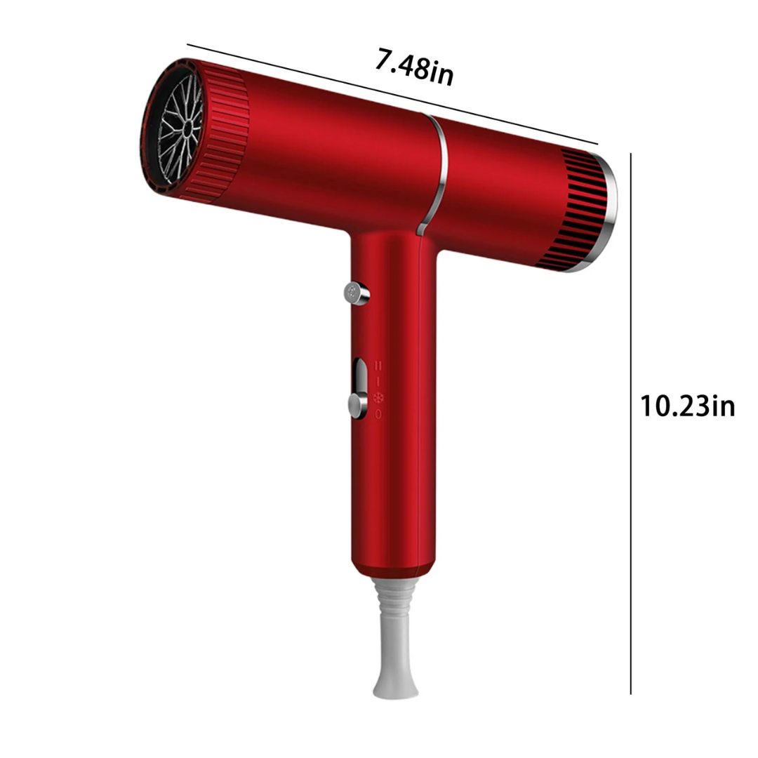 Sèche-cheveux léger avec accessoires, technologie ionique et moteur puissant | Restfield