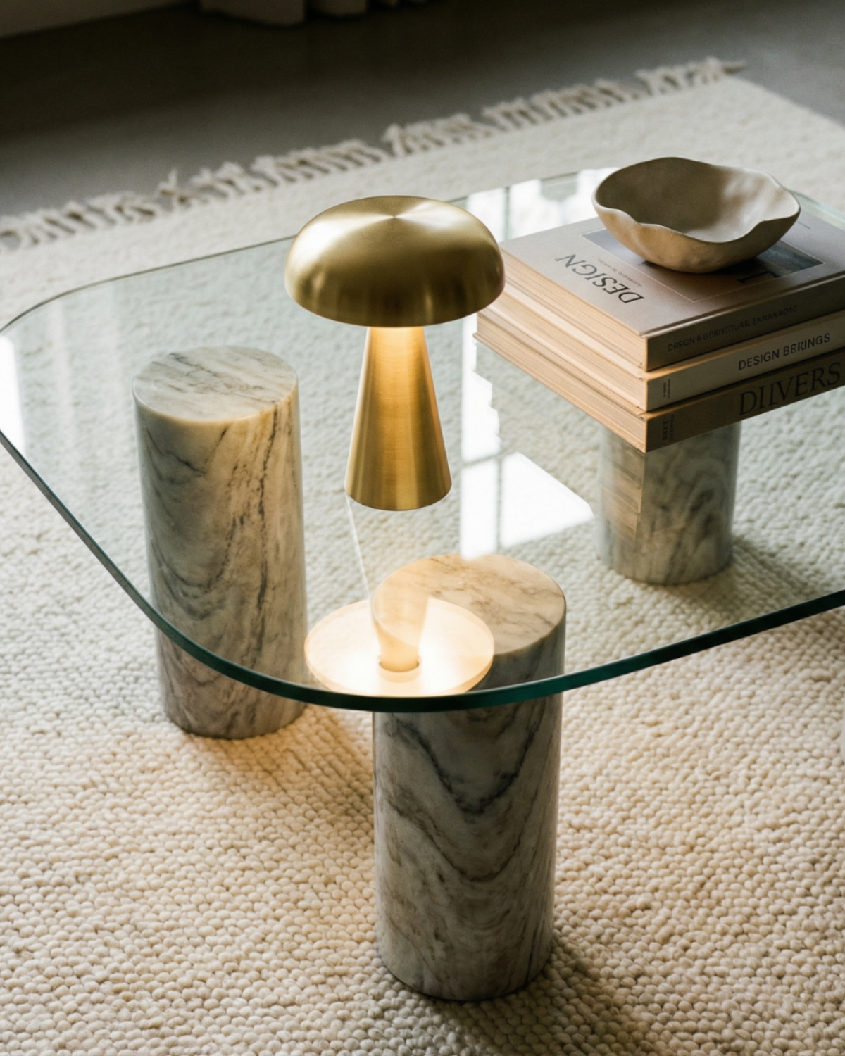 Draadloze Sculptuurlamp Acryl Dimbaar Touch Konus Vorm Decoratief Sfeerlicht Minimalistische Tafelverlichting Nachtlampje Woonkamer Slaapkamer | Sansoti