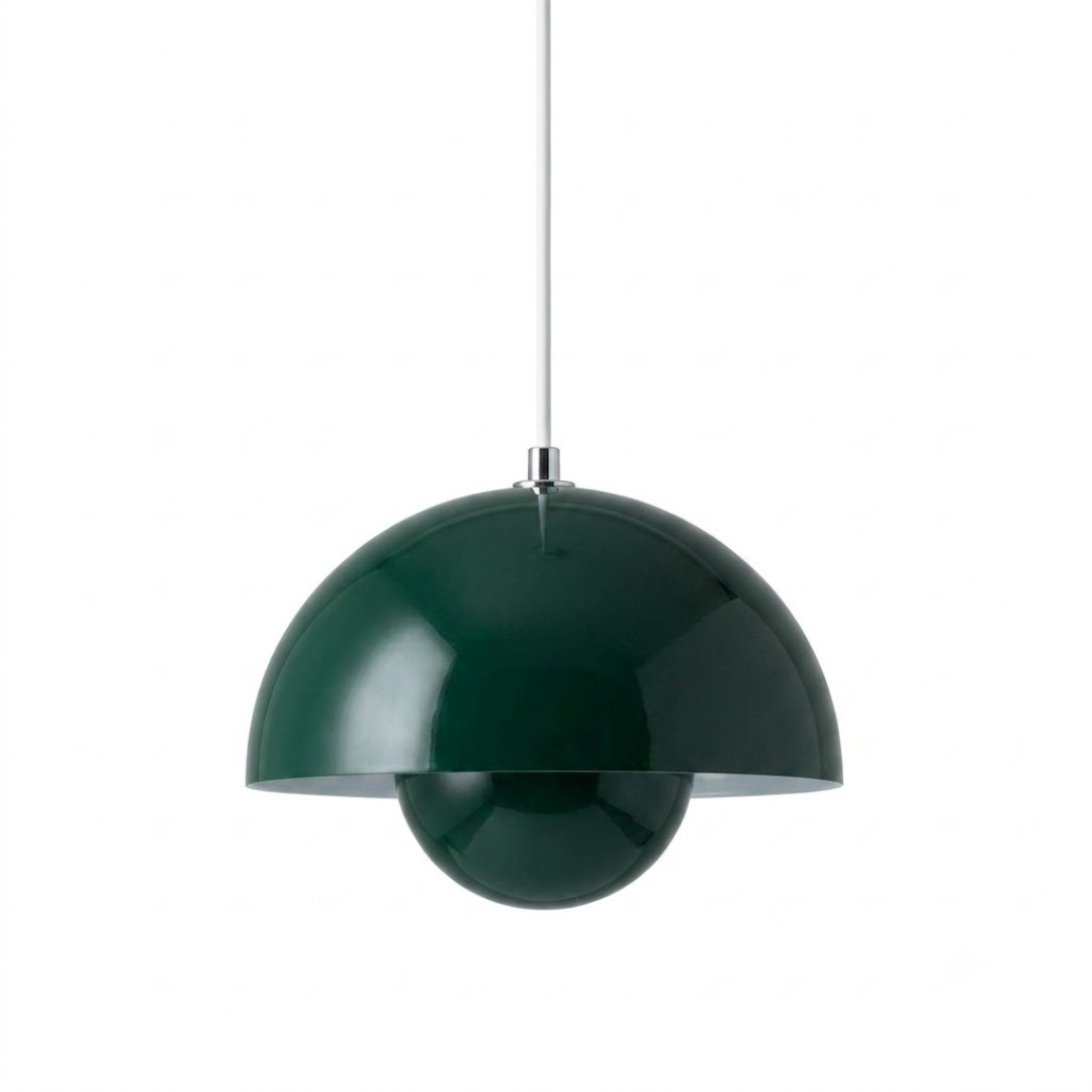 Suspension avec jardinière, design scandinave, métal E27, lumière blanc chaud, câble réglable, pour salon ou cuisine | Sansoti