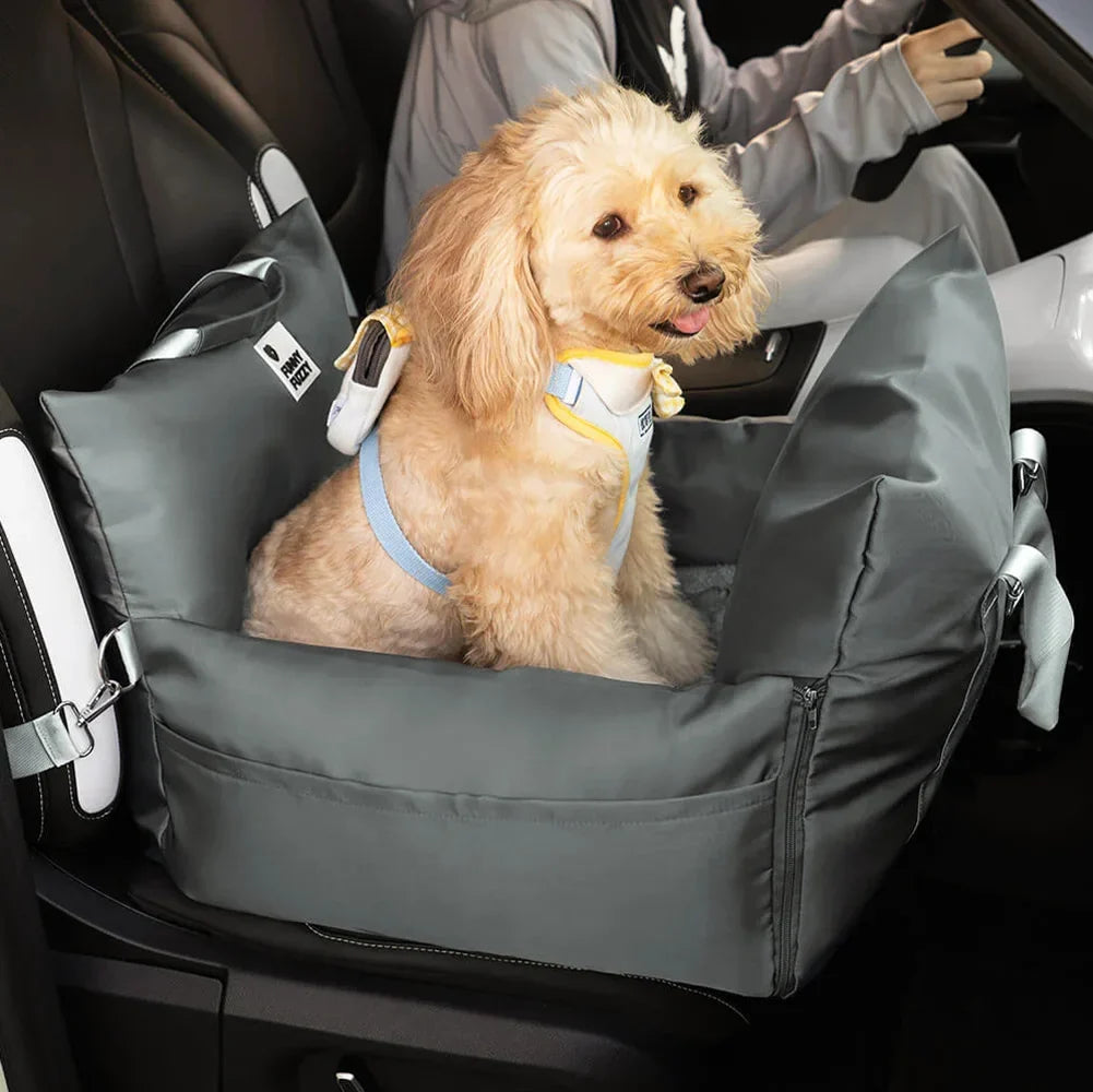 Autostoelbed voor Honden Waterbestendig First Class Comfortabele Reismand met Veiligheidsgordel Autodeken | Sansoti