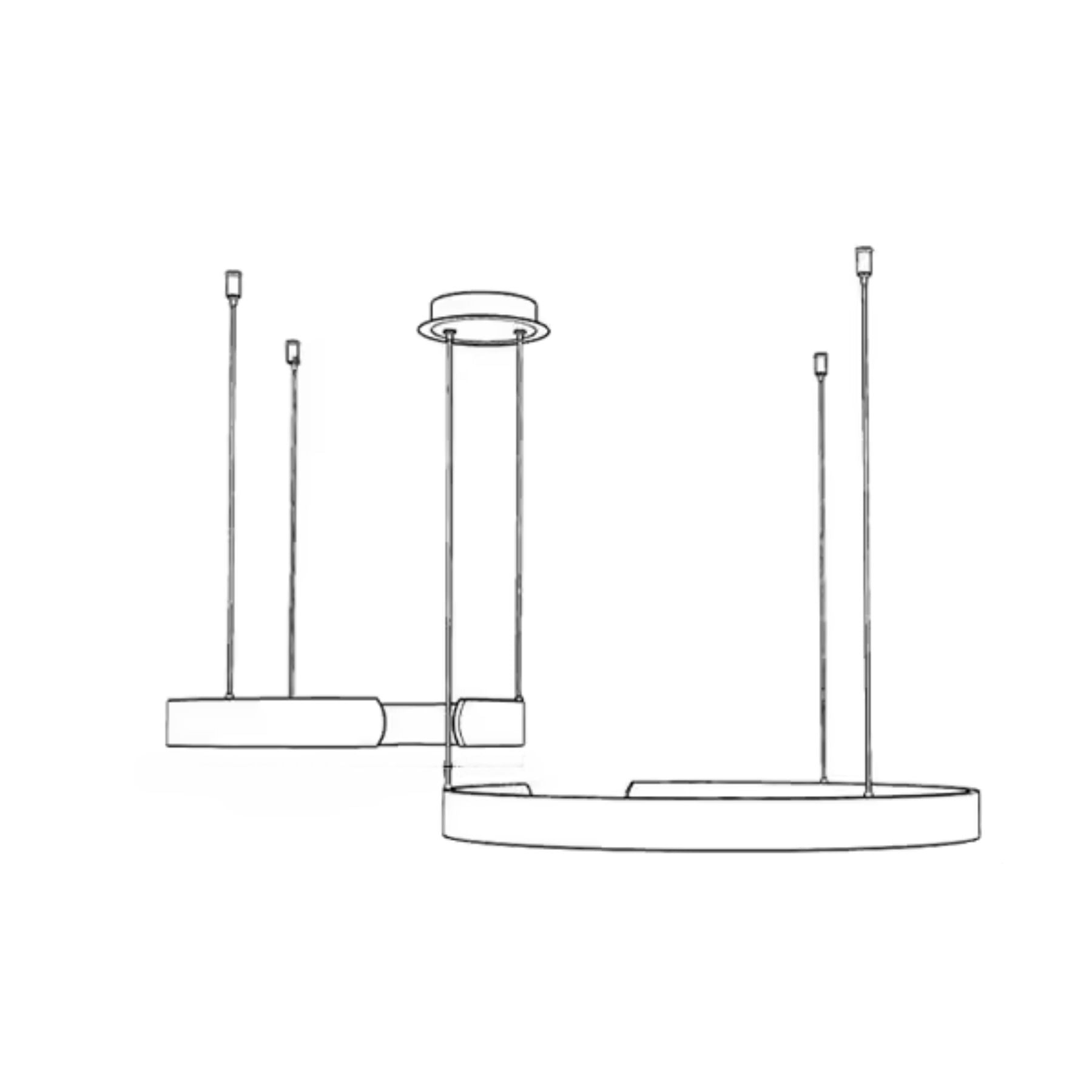 Runde LED-Hängeleuchte Verschiedene Größen Esstisch Wohnzimmer Design Ringlampe Modern | Restfield