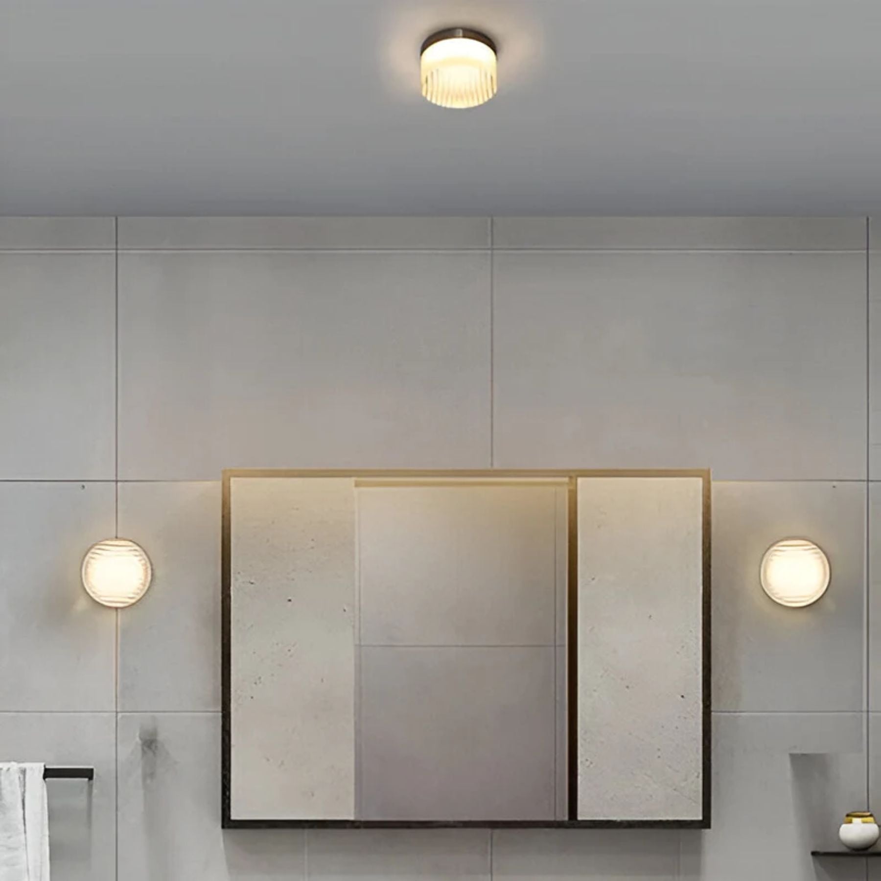 Ambrelo Wandlamp LED 13,5×8 cm Amber Slaapkamer Wandverlichting Modern Minimalistisch Scandinavisch Warm Licht Hal Woonkamer | Sansoti