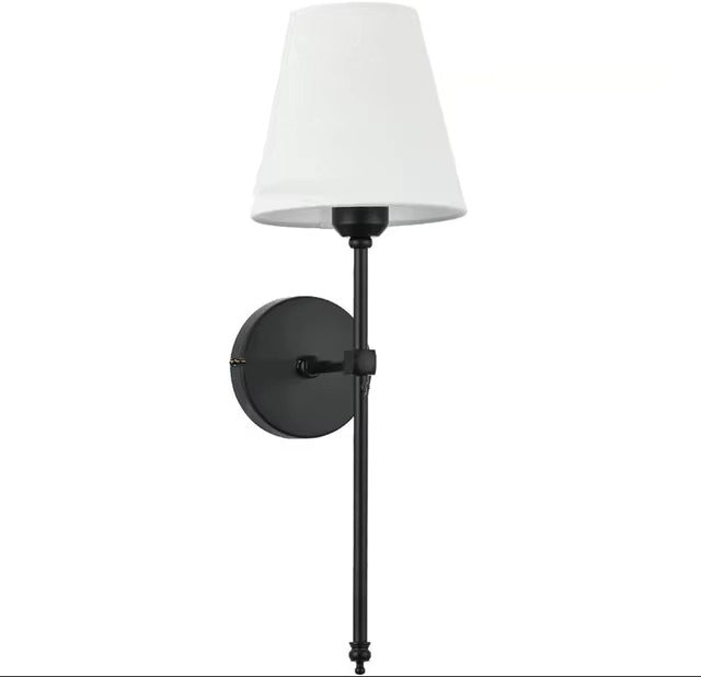 Draadloze LED Wandlamp Oplaadbaar met Afstandsbediening 57cm Metaal Zwart Goud Timer Dimbaar Sfeerlicht | Sansoti