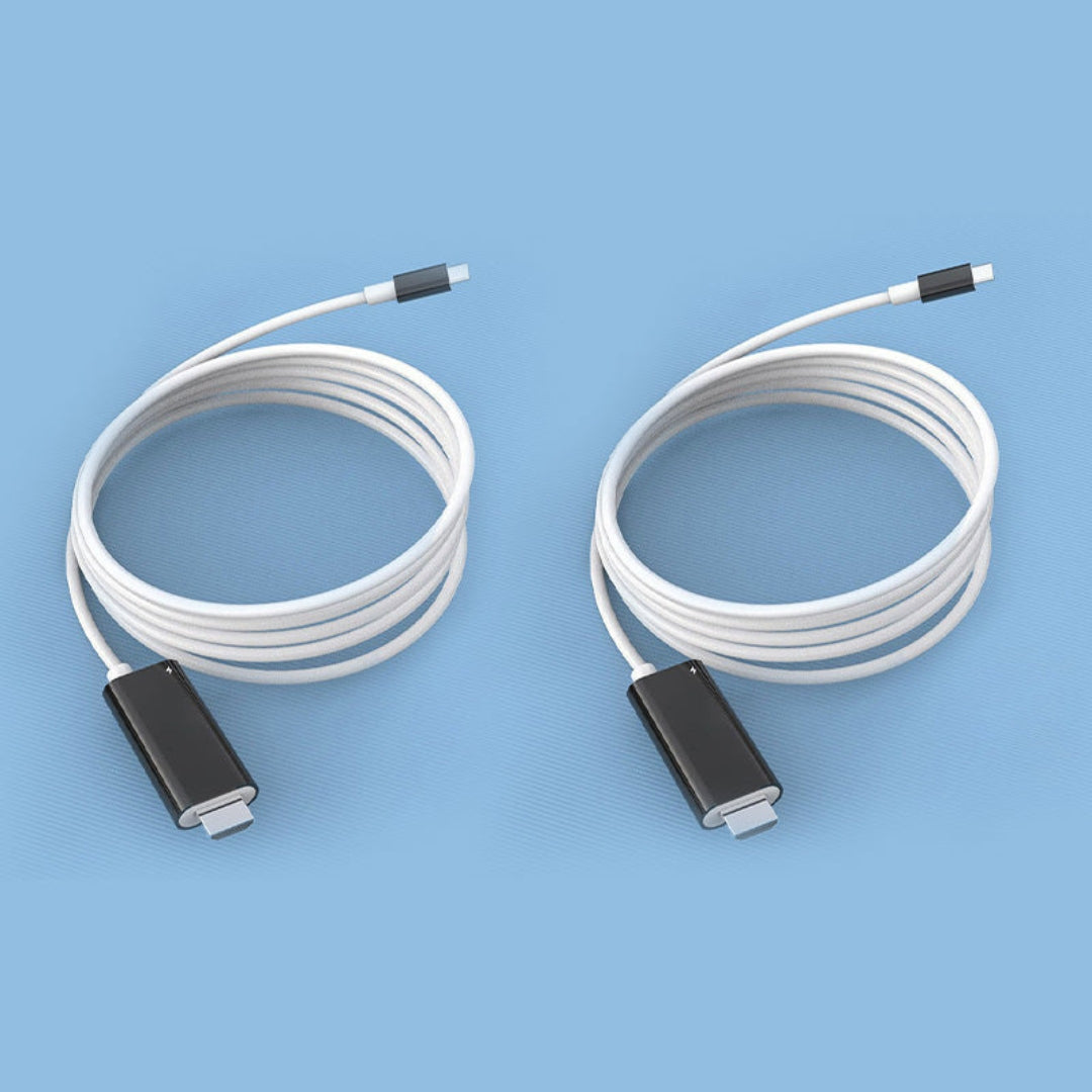 USB-C naar HDMI Adapter Kabel 2 Meter met Oplaadpoort voor Gaming Console Tablet Smartphone en Laptop | Sansoti