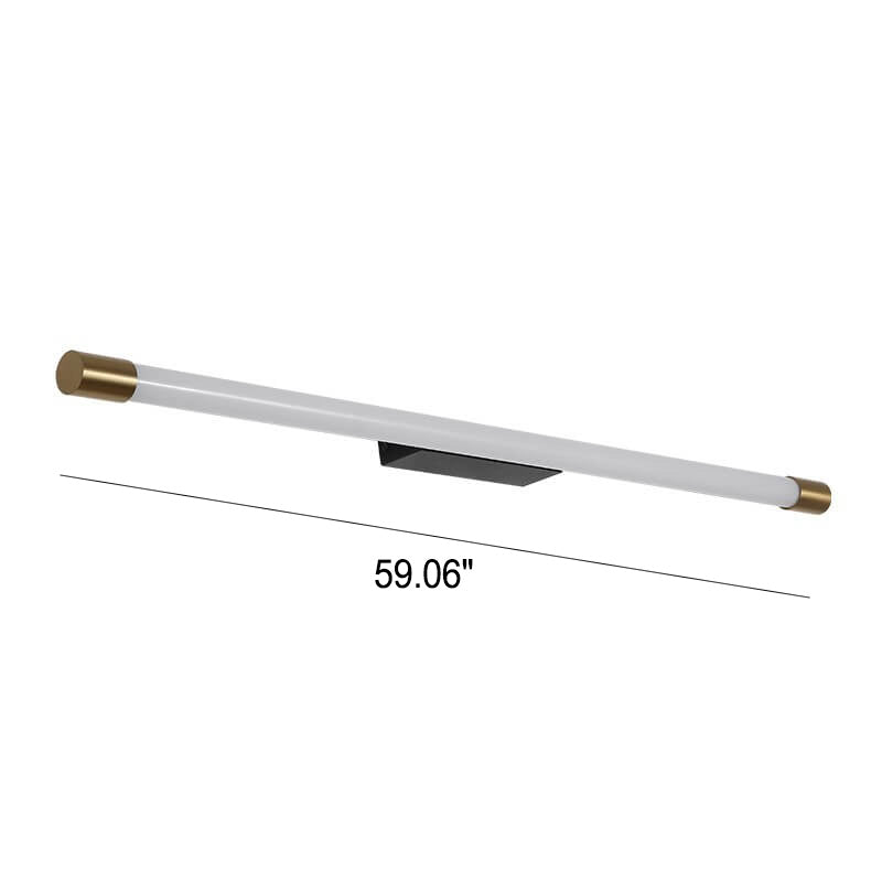 Wandlamp LED Buisvorm Aluminium Zwart Goud 40cm 60cm 90cm 120cm 150cm Woonkamer Slaapkamer Spiegellamp Lijnlamp Badkamer | Sansoti