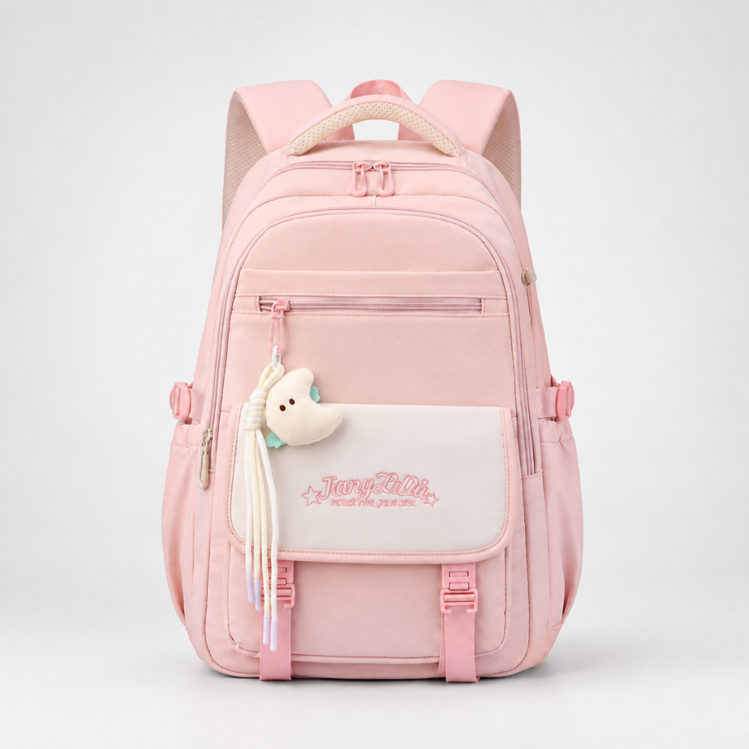 Waterproof Backpack with Laptop Compartment 32x46cm Polyester Multiple Compartments for Work School Travel Daily Use | Sansoti