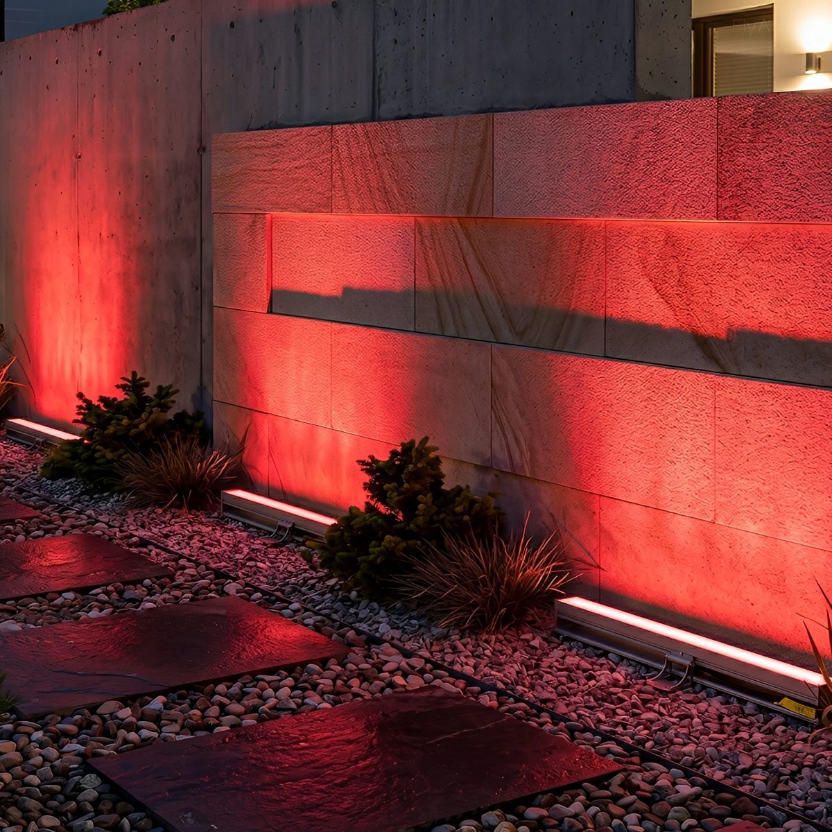 LED wall lighting 100cm 24V Dimmable Outdoor Lighting IP65 Waterproof Aluminum Facade Accent Garden Lighting | Sansoti