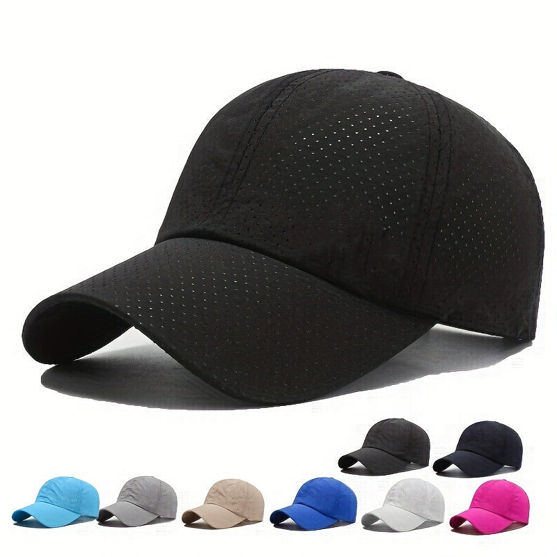 Sneldrogende Mesh Sportpet UV-Bescherming Ademend Outdoor Hardlopen Wandelen Fietsen Unisex Zomerpet | Sansoti