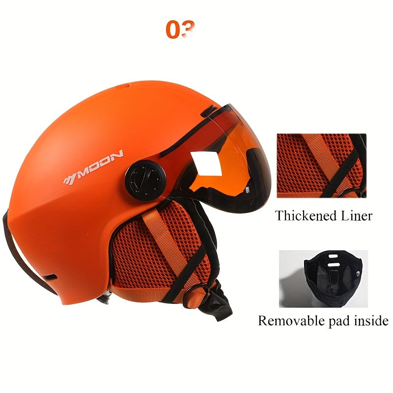Sportieve Skihelm met Verstelbare Pasvorm en Afneembare Onderdelen – Veiligheid en Comfort voor Wintersport | Sansoti