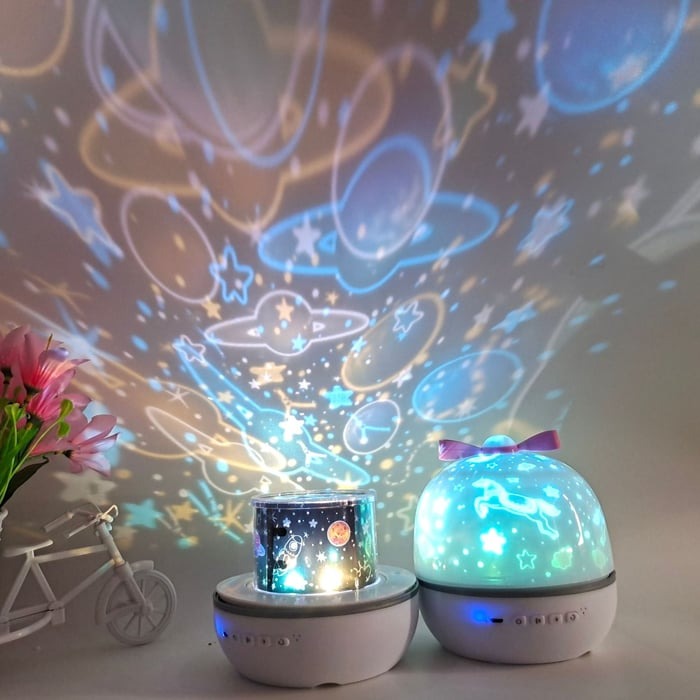 Sterrenhemel Projector voor Kinderen – Creëert Magische Sfeer met Sterren en Sterrenstelsels | Sansoti