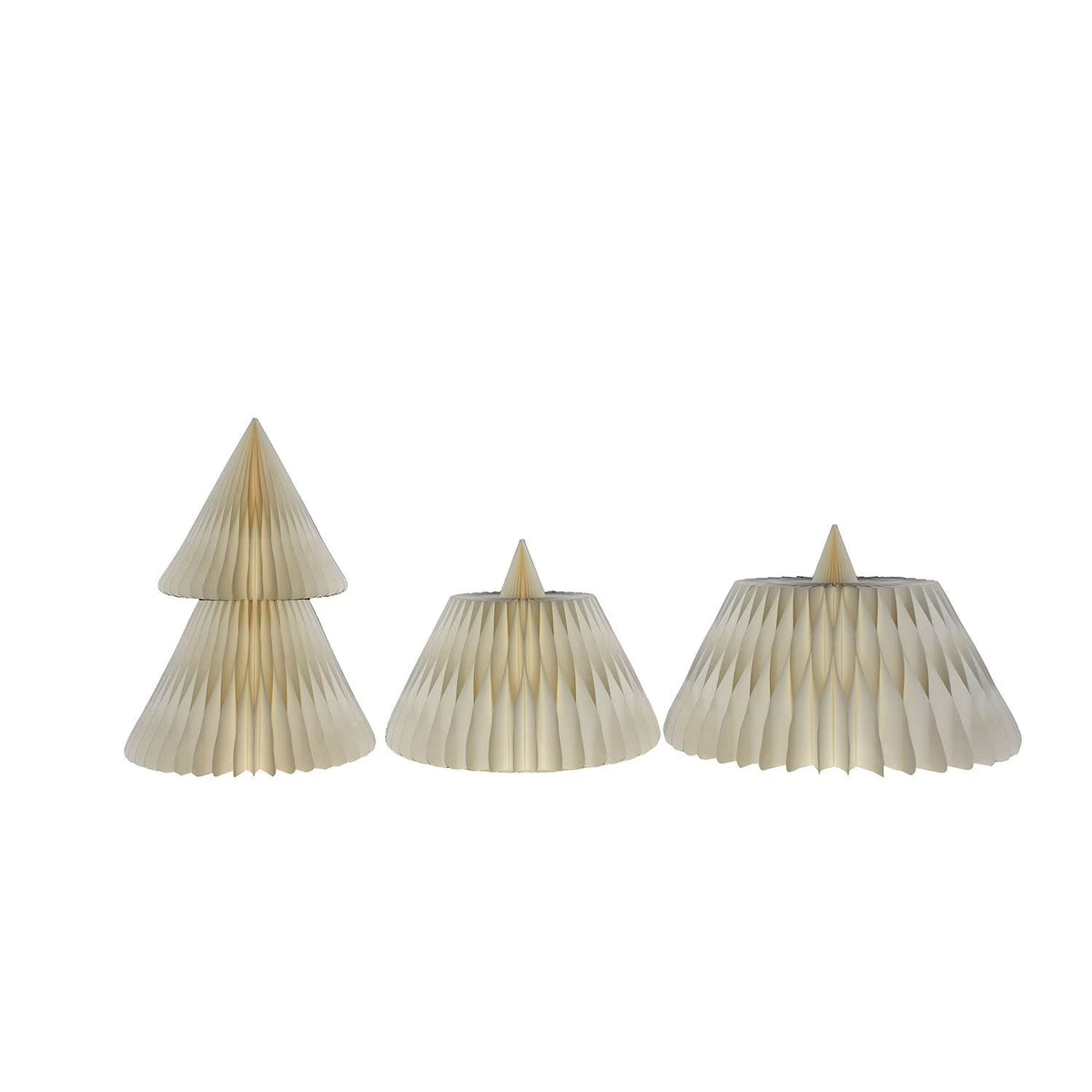 Decoratieve Papieren Boom 30cm Honingraat Structuur Vouwbaar Interieurobject Feestdecoratie Tafelornament | Sansoti