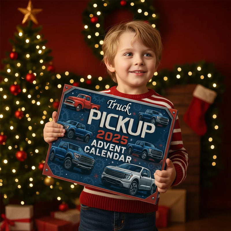 Adventskalender met 24 Miniatuur Trucks – Americana Collectie voor Verzamelaars en Voertuigliefhebbers | Sansoti