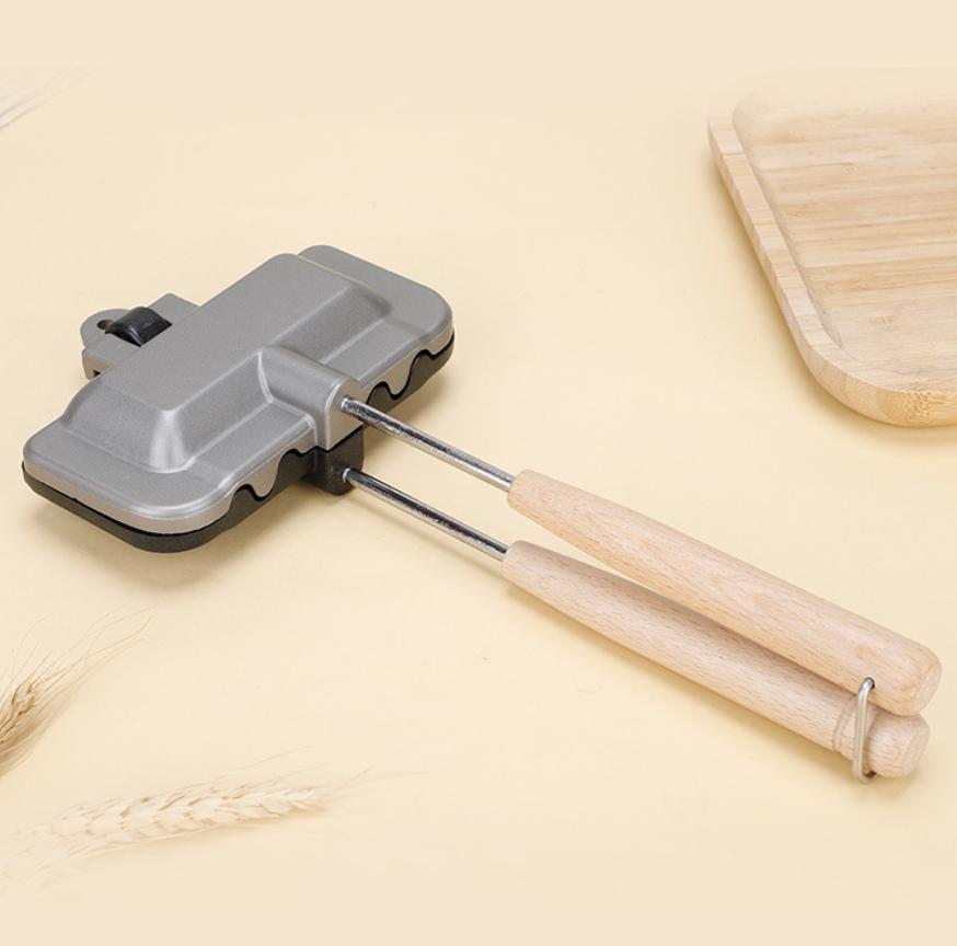 Dubbelzijdige Sandwichbakpan – Aluminium Antiaanbaklaag voor Snel Bakken – 30,5 cm | Sansoti