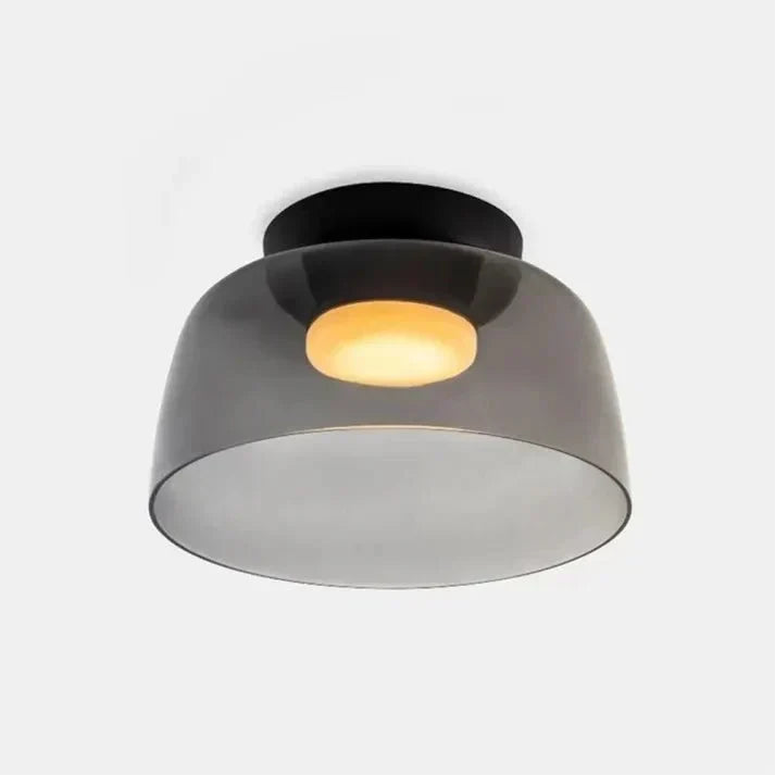Moderne dreifarbige LED-Glas-Deckenleuchte im skandinavischen Design für Esszimmer und Wohnzimmer, Schlafzimmerbeleuchtung | Sansoti