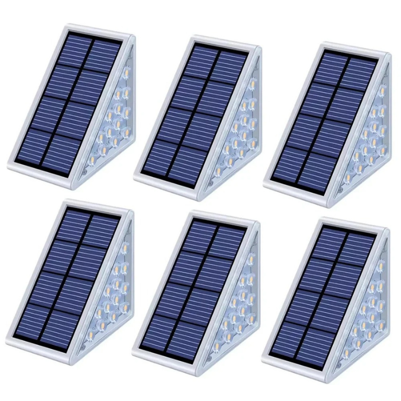 Solar Buitenlamp met Bewegingssensor IP65 Waterdicht voor Trap Tuinpad Automatische Trapverlichting LED | Sansoti