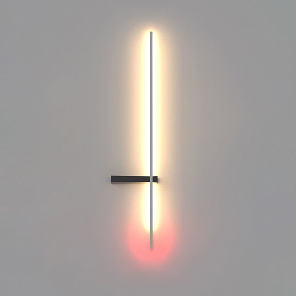 Linear Wall Lamp Multicolor Minimalist Metal Acrylic LED 60/90cm Dining Room Living Room Study | Sansoti