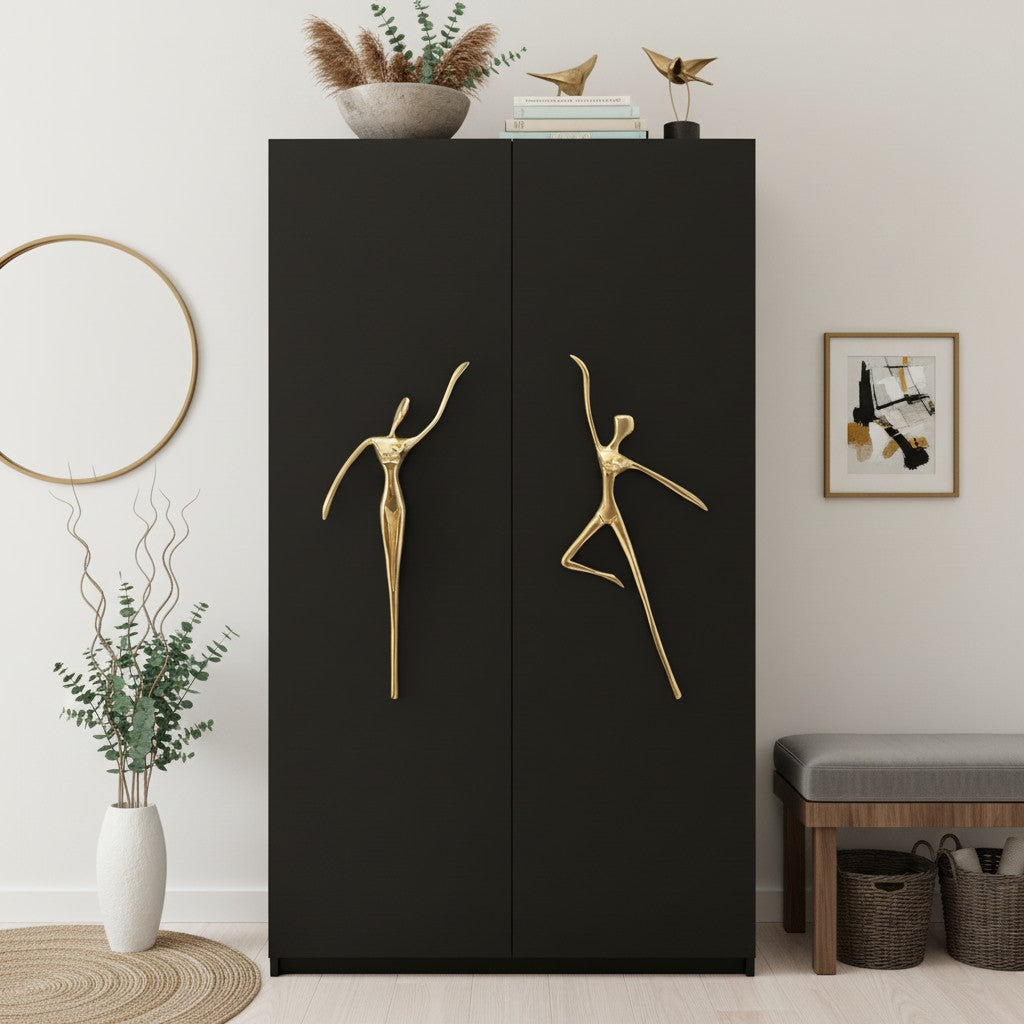 Minimalistische Kastgreep - Messing Zilver Roze - Scandinavisch Design Meubels | Sansoti