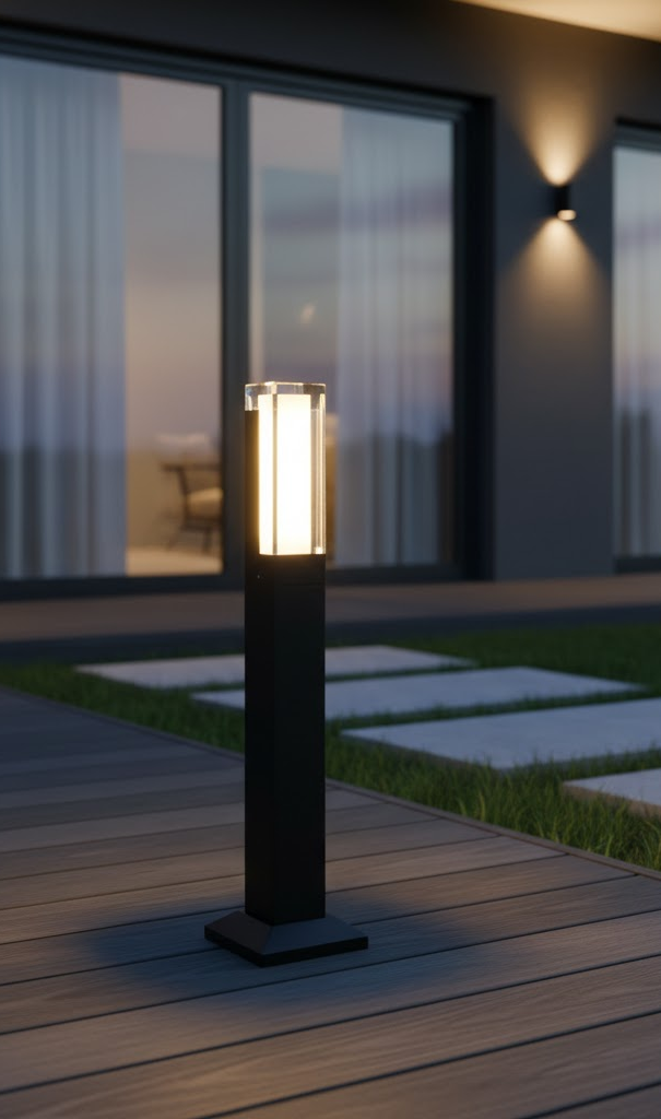 Staande tuinlamp LED aluminium waterdicht moderne buitenverlichting voor pad terras oprit tuin 30-100cm | Sansoti