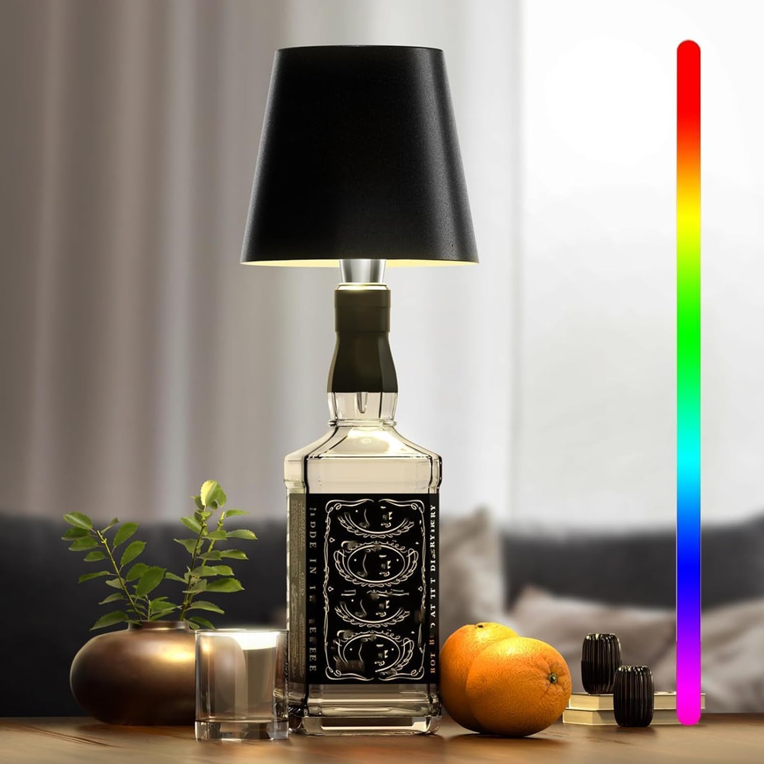 Draadloze Tafellamp met Touch Bediening Dimbaar USB Oplaadbaar Sfeerverlichting Nachtlampje voor Binnen en Buiten | Sansoti