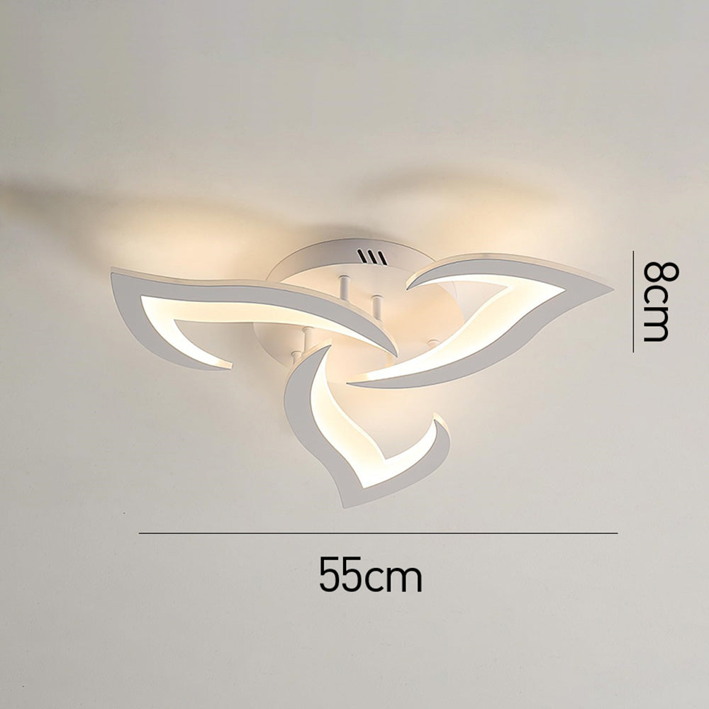 Lovela Flower Deckenleuchte LED 3200 Lumen Schwarz Wohnzimmer Schlafzimmer Design Deckenleuchte modern | Restfield