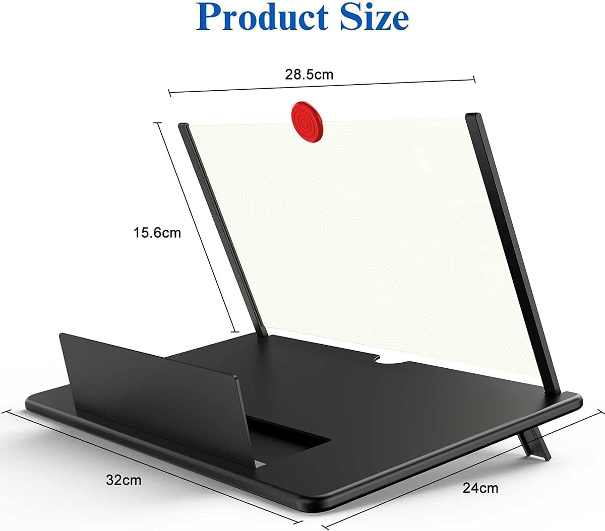 Phone Screen Magnifier 40cm HD Acrylic Lens System for Movies Series Gaming Foldable Portable Home Cinema | Sansoti