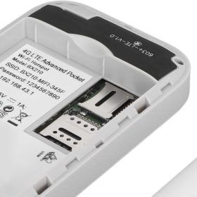 Draagbare 5G WiFi Router – Veilige Mobiele Internetverbinding voor Camper, Caravan en Reizen | 10 Apparaten | 150 Mbps | Sansoti