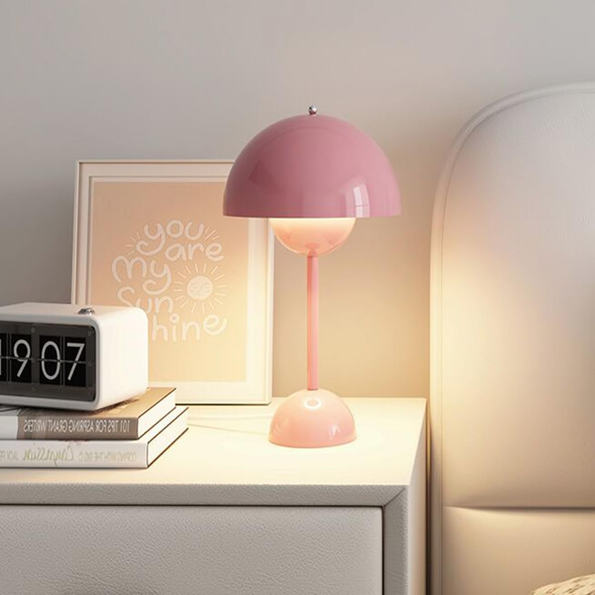 Lampe de Table Scandinave avec Lumière Chaude Dimmable – Lampe Design Minimaliste pour Salon & Chambre | Restfield