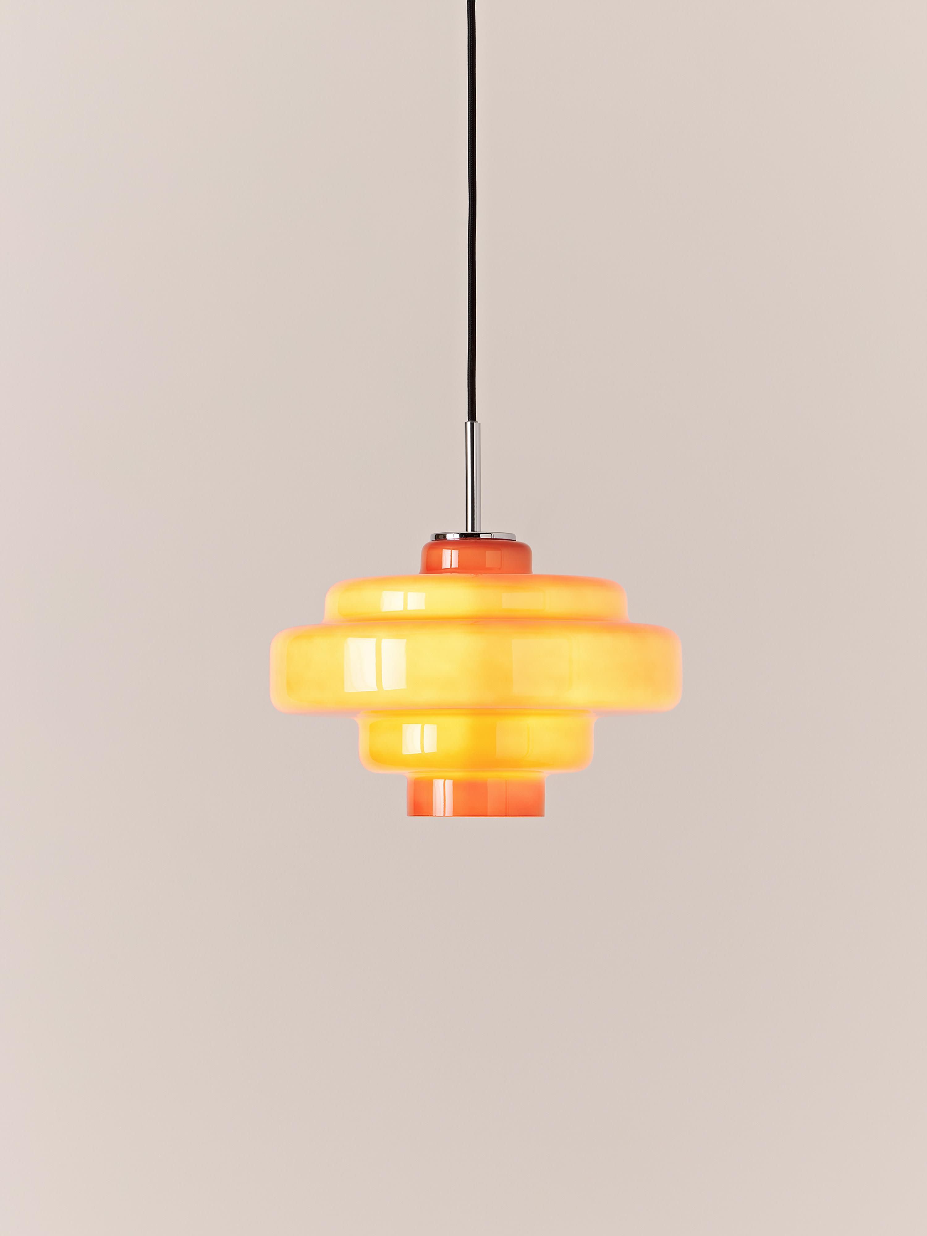 Gekleurde Glazen Hanglamp met Verstelbare Ophanging – Moderne Lichtpunt voor Eetkamer Keuken Woonkamer | Sansoti