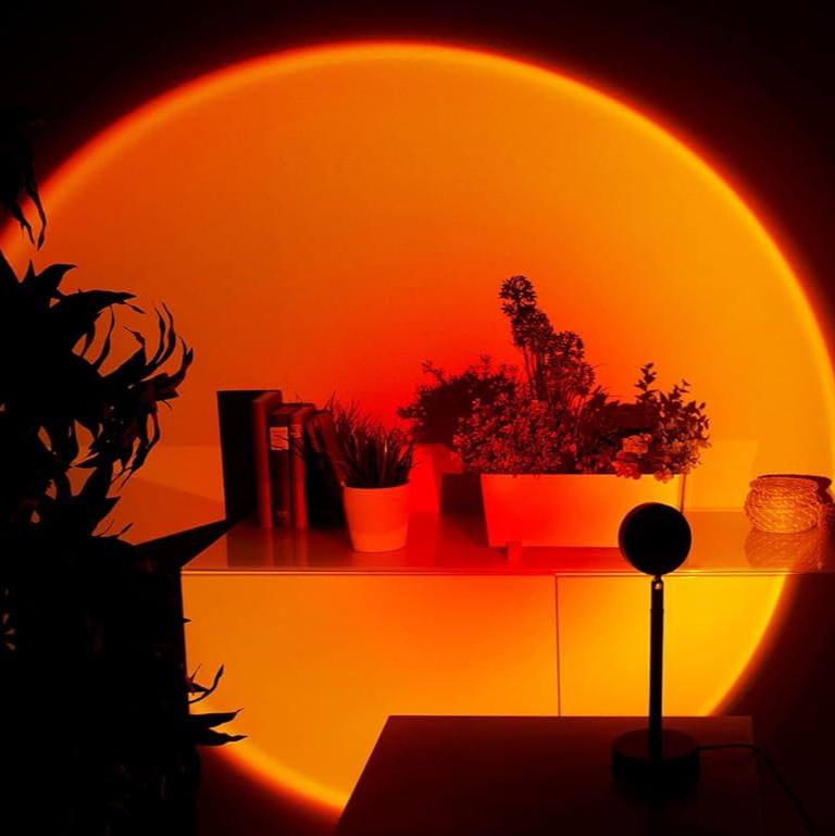 Sfeervolle Sfeerlamp met Zonsondergang Projectie voor Woonkamer Slaapkamer en Sfeerverlichting Interieur | Sansoti