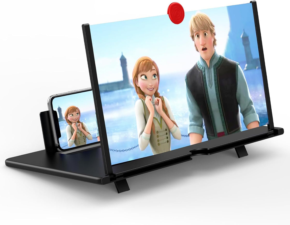 Phone Screen Magnifier 40cm HD Acrylic Lens System for Movies Series Gaming Foldable Portable Home Cinema | Sansoti