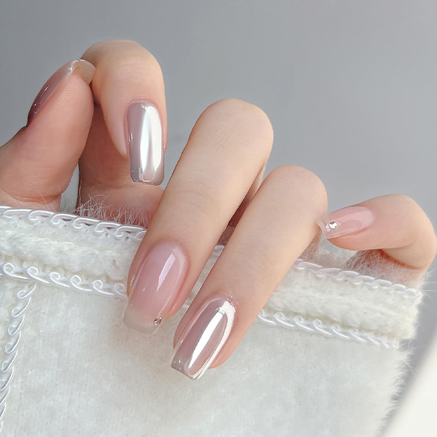 Chroompoeder voor Nagels Zilver – Spiegeleffect Nagelpoeder voor Gel en Acryl | Sansoti