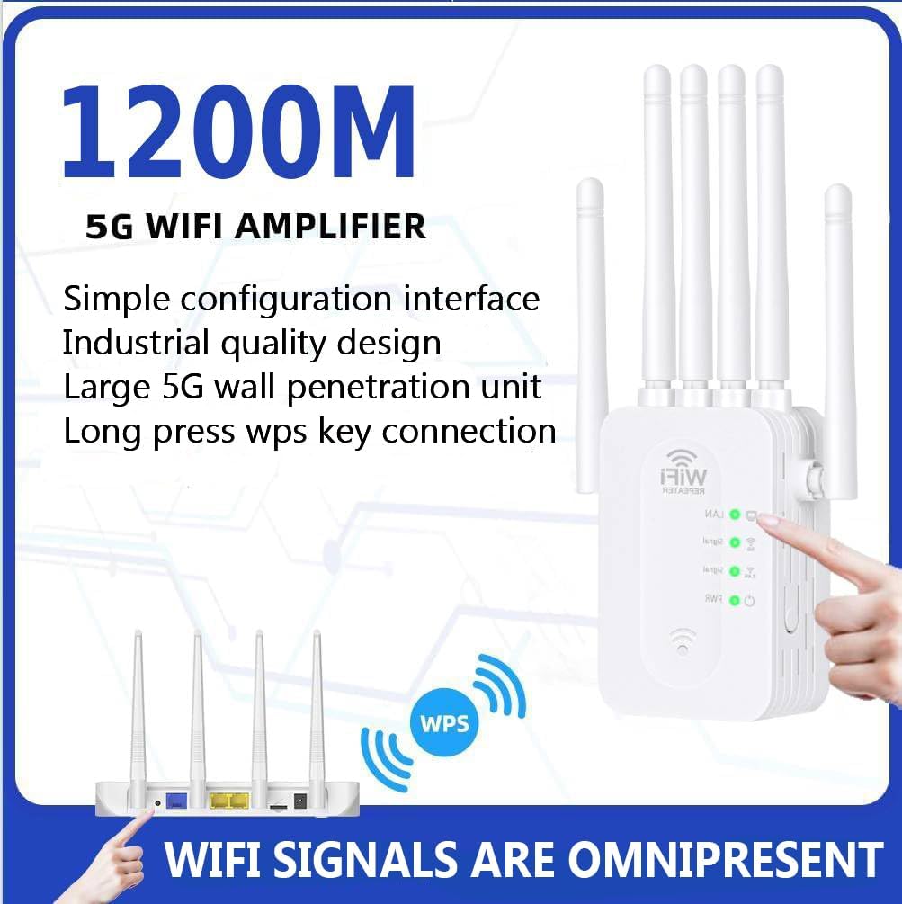 Draadloze Netwerkversterker voor Buiten Weerbestendig WiFi Signaalversterkend Apparaat Tuin Terras Balkon | Sansoti